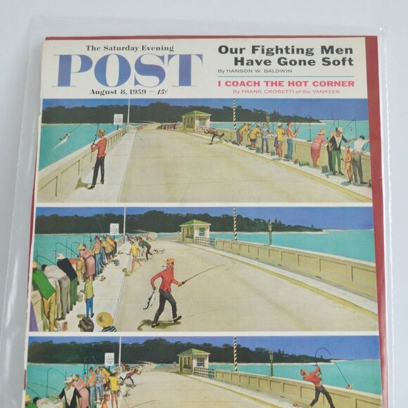 The Saturday Evening Post Magazine COVER August 8 1959 - Picture 2 of 3
